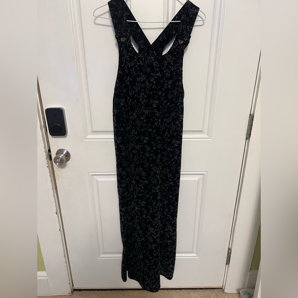 Black Floral Women's Dress